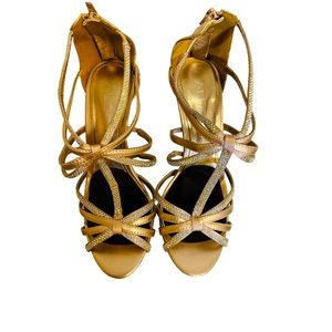 ALDO Shoes women’s shoes gold high heels Size 36